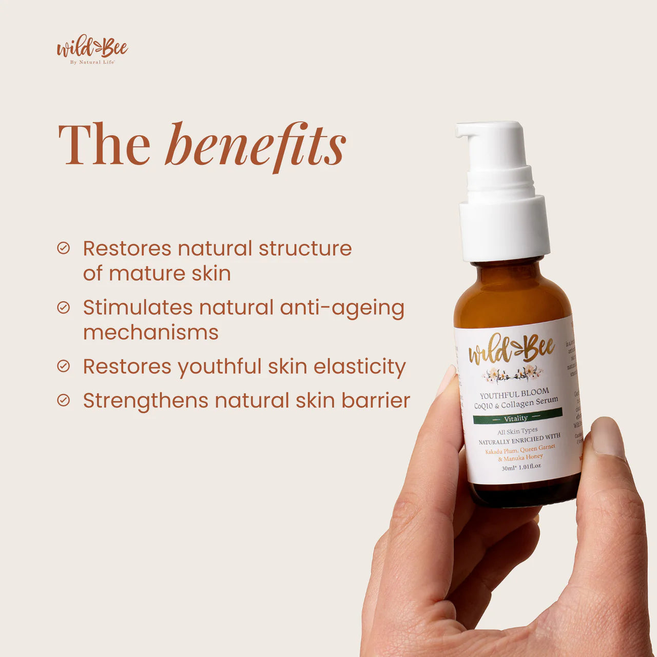 Wild Bee Youthful Bloom Serum