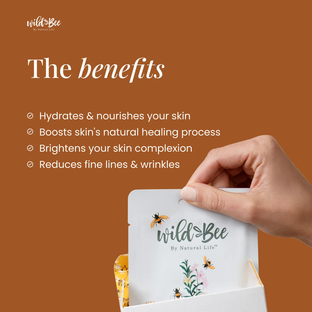 Wild Bee Illuminating Face Mask 5 PACK