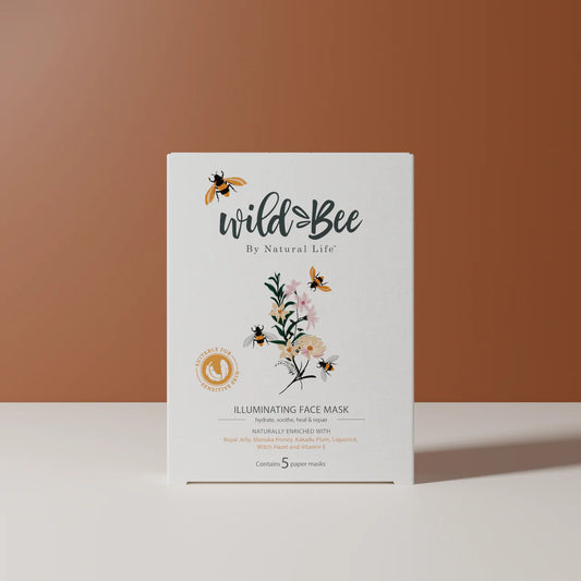 Wild Bee Illuminating Face Mask 5 PACK